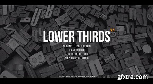 Lower Thirds v.3 - Premiere Pro Templates 61593