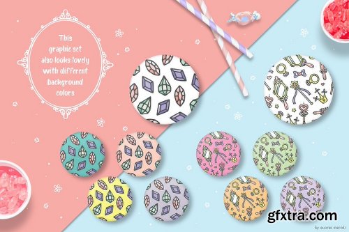 CreativeMarket 30%OFF Little Queen /an adorable set 2131407