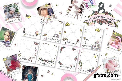 CreativeMarket 30%OFF Little Queen /an adorable set 2131407