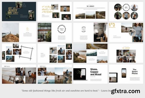 CreativeMarket MONROE - Powerpoint Template 2141192