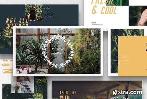 CreativeMarket MONROE - Powerpoint Template 2141192