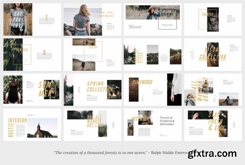 CreativeMarket MONROE - Powerpoint Template 2141192