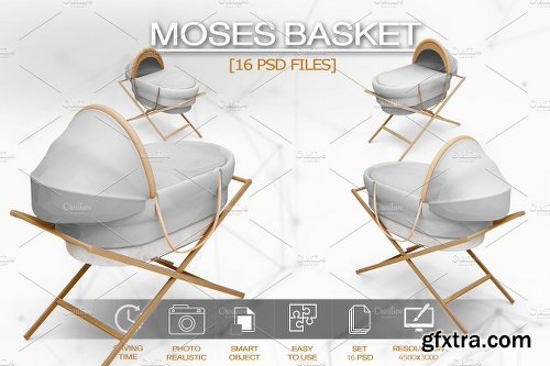 CreativeMarket Mosses Basket Mockup 2133083