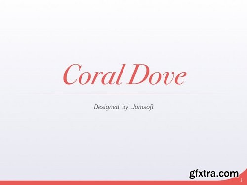 Coral Dove PowerPoint Theme