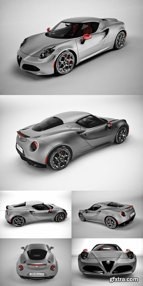 Alfa Romeo 4C Launch Edition 3d Model