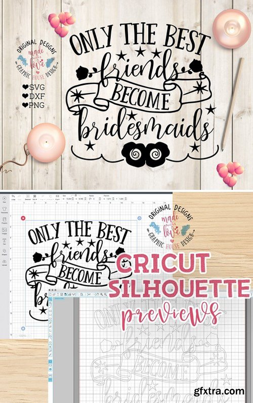 CM - Bridesmaid Cut File and Printable 2185800