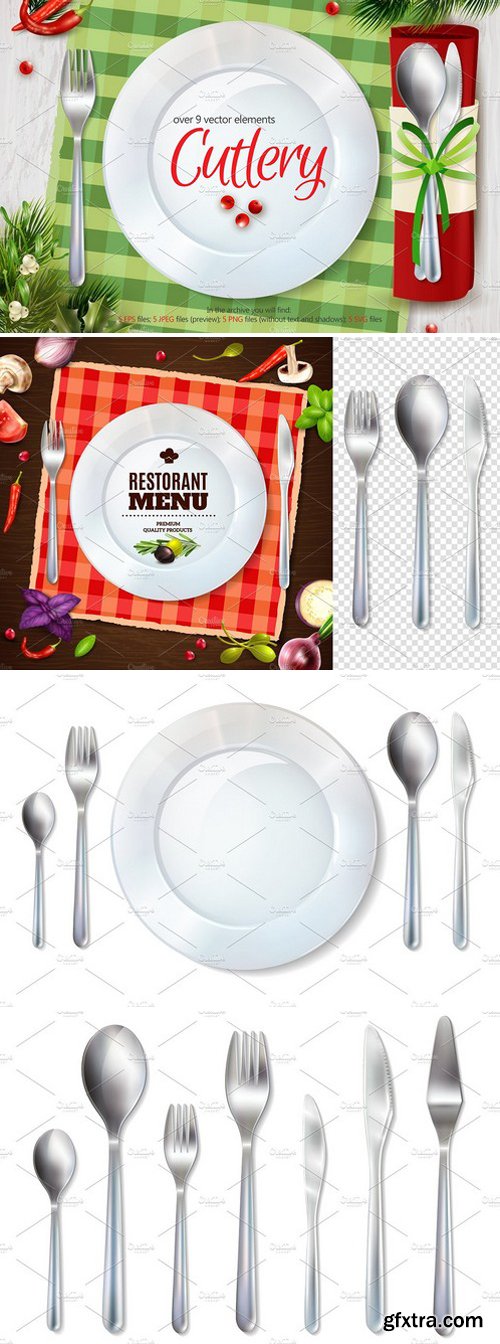 CM - Cutlery Illustrations Set 2186009