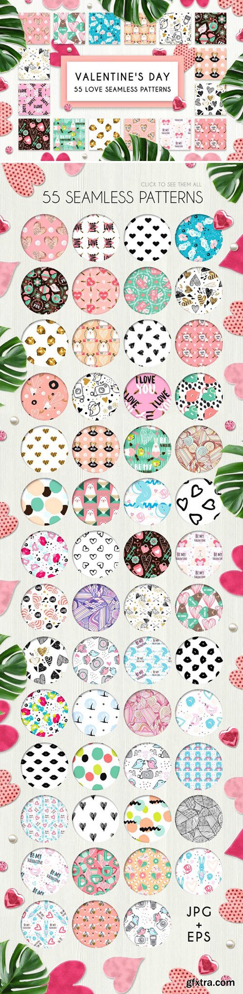 CM - 55 Love Seamless Patterns 2186016