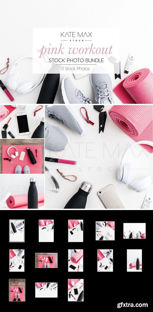 CM - Pink Workout Stock Photo Bundle 2185924