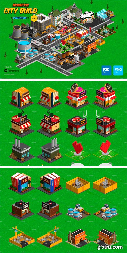 CM - Isometric City Build Collection v.2 2222920