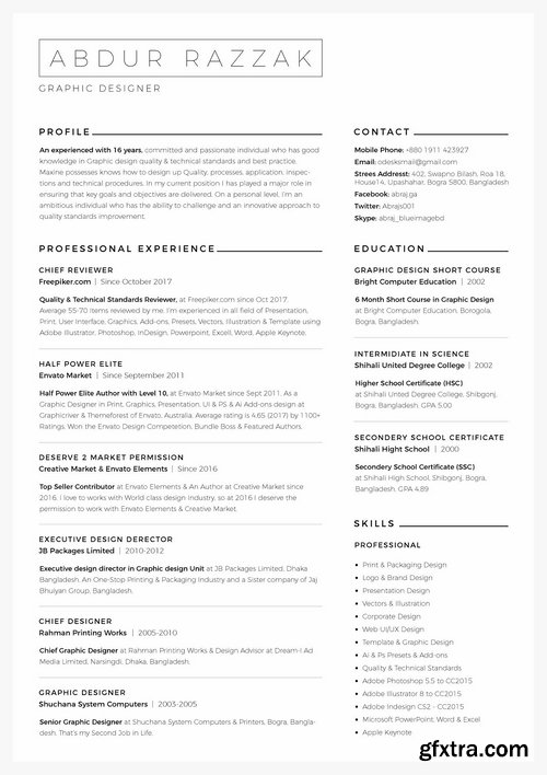 CM - Minimal Word Resume 2223742