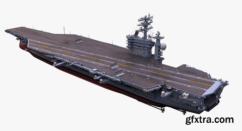 USS Nimitz Aircraft Carrier 3d Model