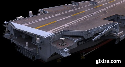 USS Nimitz Aircraft Carrier 3d Model