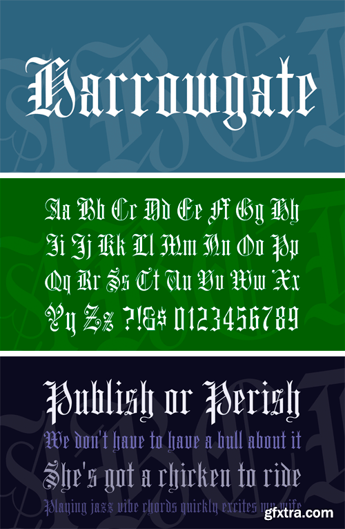 Harrowgate Font