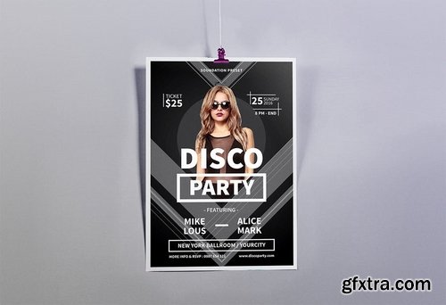 Disco Party Flyer