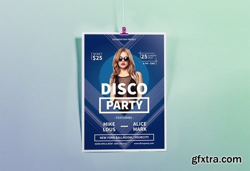 Disco Party Flyer