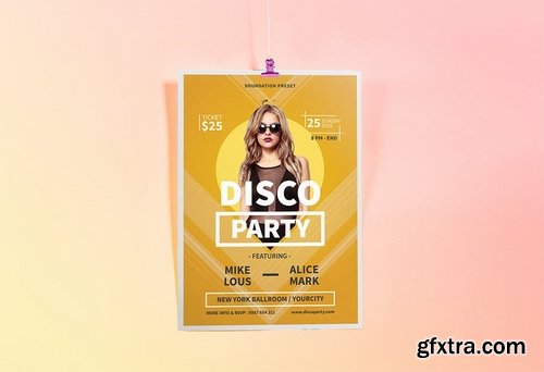 Disco Party Flyer