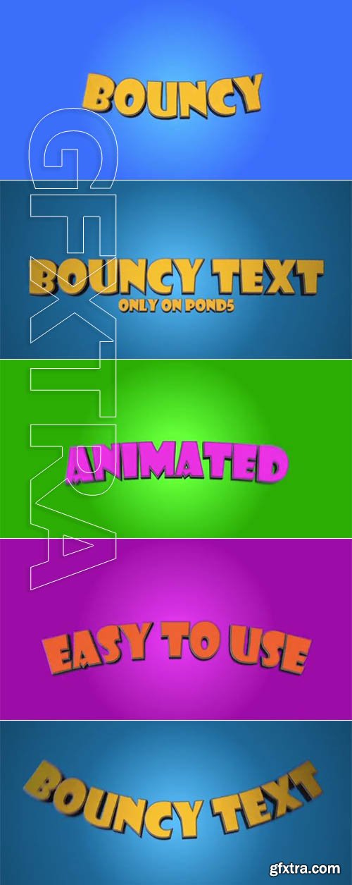 Pond5 Bouncy Cartoon Text 85382781