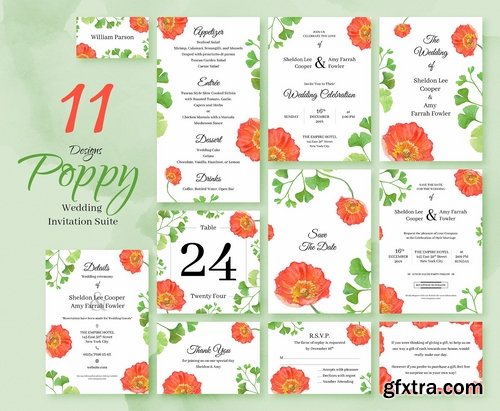 CM - Poppy. Wedding Invitation Package 2236180