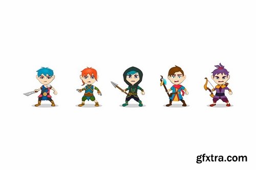 50 Game Character Illustrations