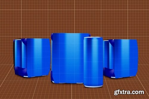 Drink Can & 6 Pack Mockup V2