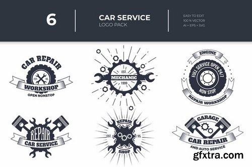 Car Service Logo Collection