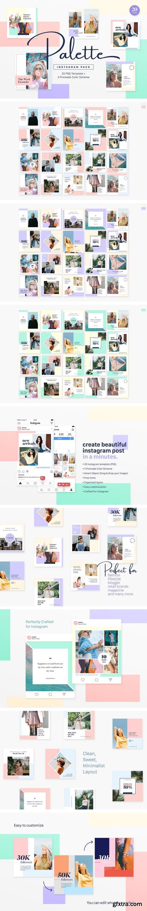 CM - Instagram Pack - Palette 2217779