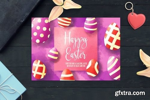 Happy Easter Card Template