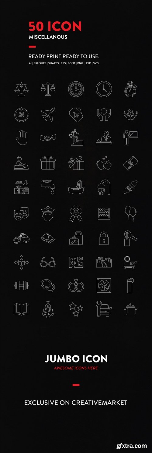 CM - JI-Line Miscellaneous Icons Set 2186416