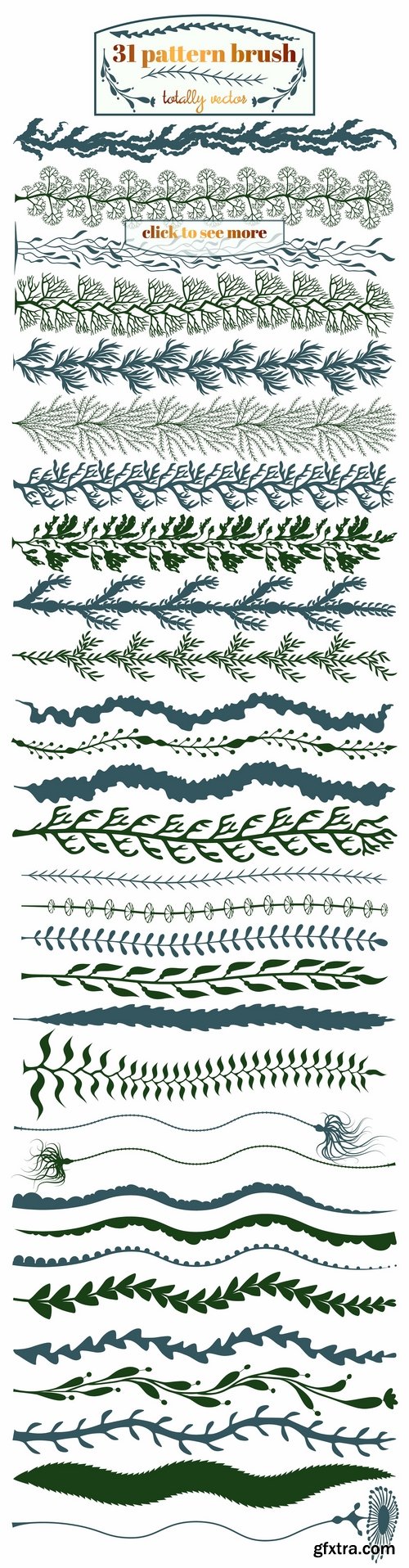 CM - Seaweed pattern brushes for AI 2235776