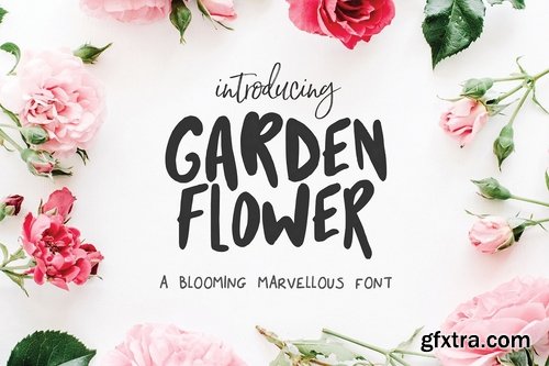 CM - Garden Flower Font 2222148