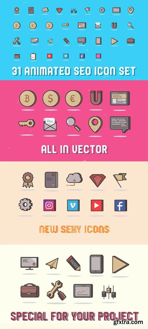 31 SEO 3D Icons - After Effects 61324