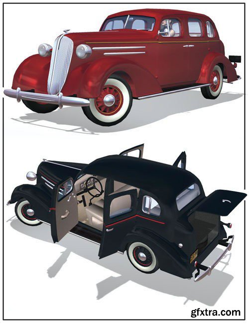 1936 AM Sedan + Cabs \'n\' Cops