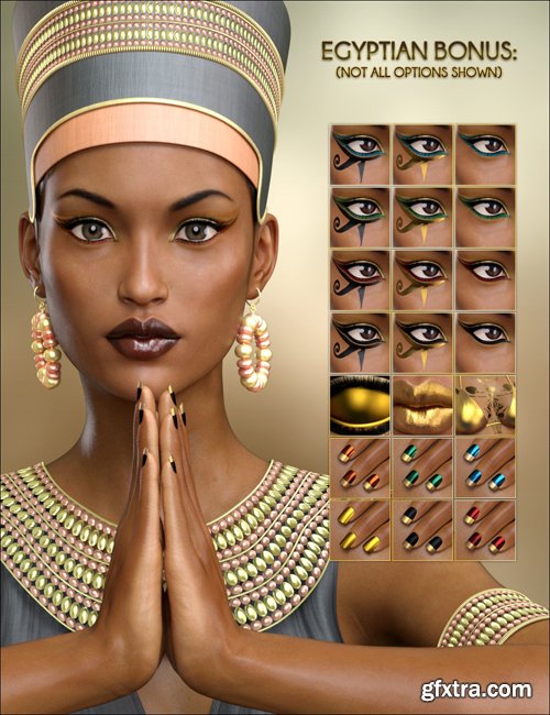 Egyptian MEGA Bundle – Characters, Outfits, Hair, Poses and Lights