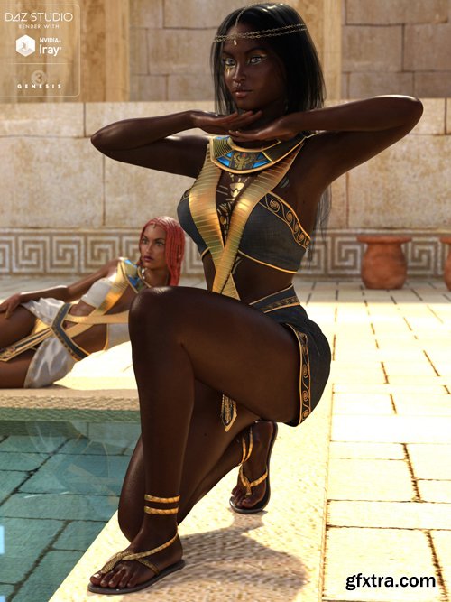 Egyptian MEGA Bundle – Characters, Outfits, Hair, Poses and Lights