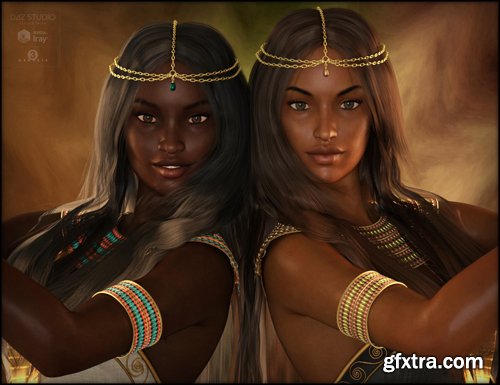 Egyptian MEGA Bundle – Characters, Outfits, Hair, Poses and Lights