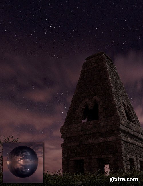 Orestes Iray HDRI Skydomes - Starry Night