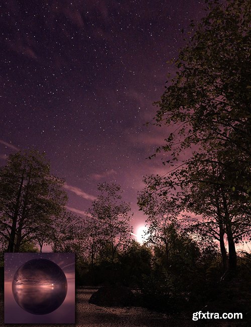 Orestes Iray HDRI Skydomes - Starry Night