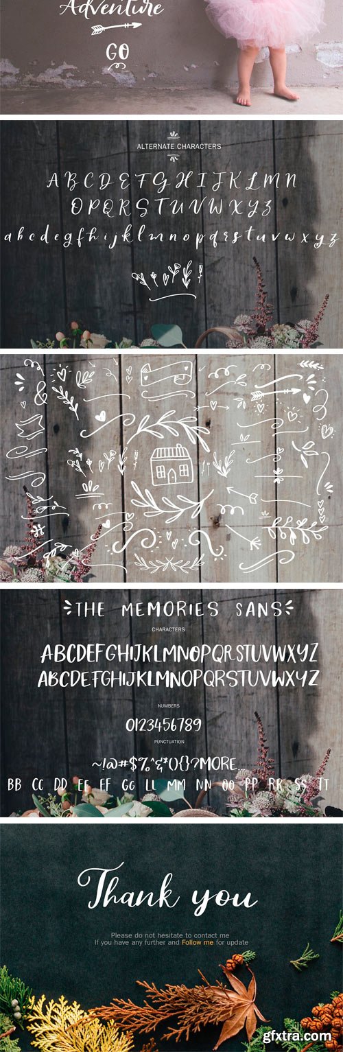 CM - The Memorie Font DUO & Doodle 2221207