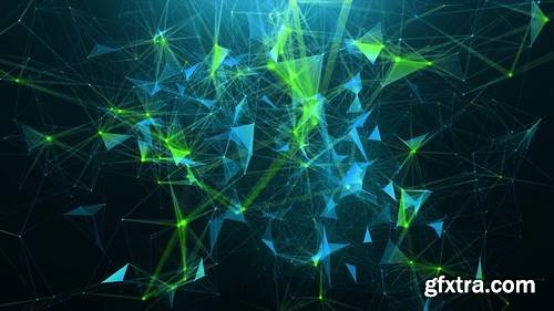 MotionArray - Green-blue Abstract Background Motion Graphics 58106