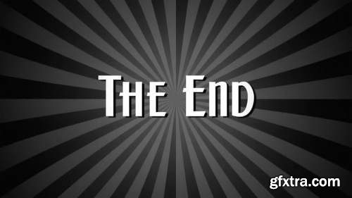 MotionArray - The End Vintage Style Film Motion Graphics 55100