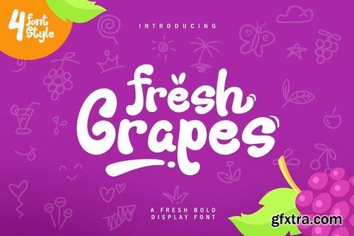 CM - Fresh Grapes Font 2254787