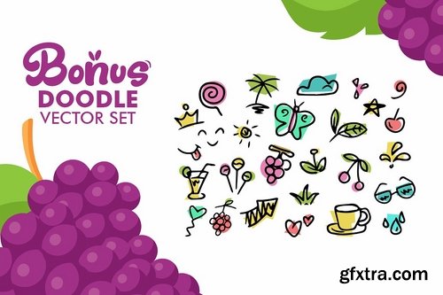 CM - Fresh Grapes Font 2254787