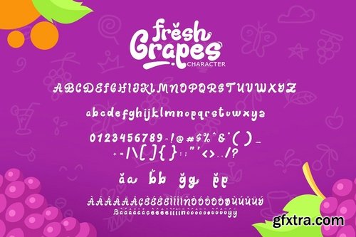 CM - Fresh Grapes Font 2254787