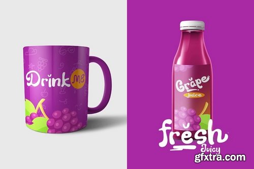 CM - Fresh Grapes Font 2254787