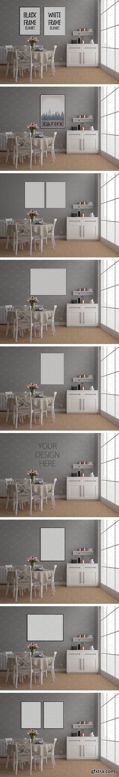 CM - Interior mockup - vintage kitchen 2000138