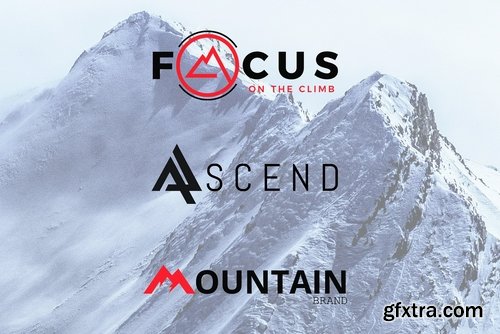 CM - Mountain Geometric Logo Templates 2225170