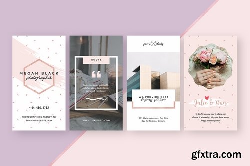 CM - Rosegold Instagram Stories Pack 2250556