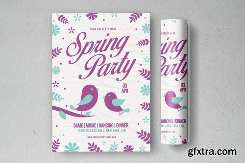 Spring Party Flyer