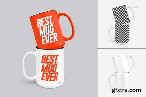 CM - Mug Mockup Set 15oz Many Views 1998462